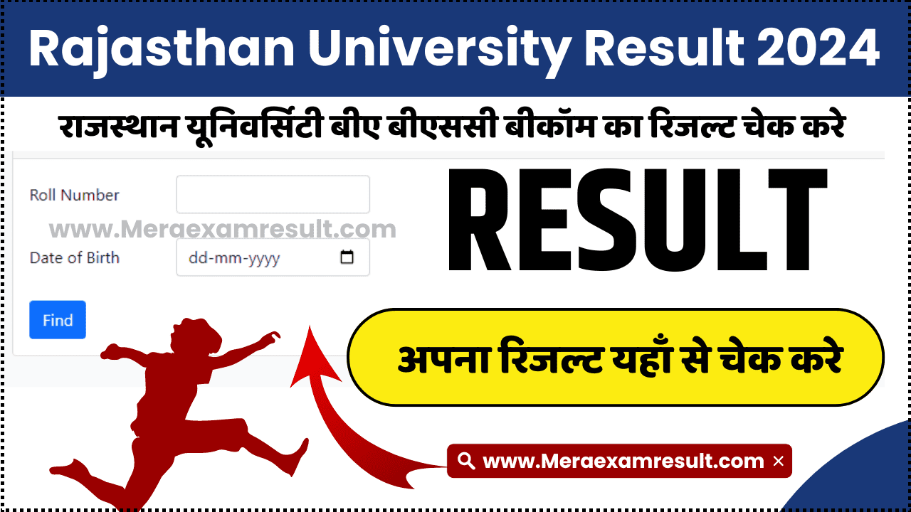 Rajasthan University Result 2024